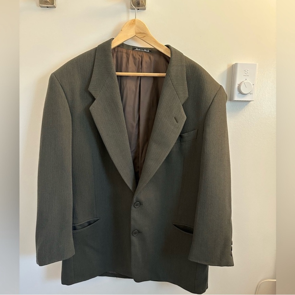 Holt Renfrew Classic Tweed Moss Vintage Blazer see photos for sizing